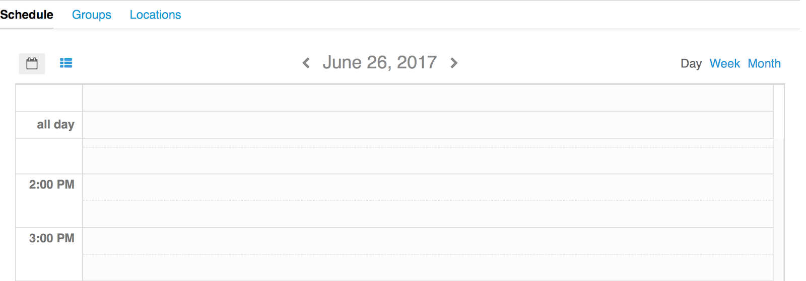 Meeting and Event Schedule